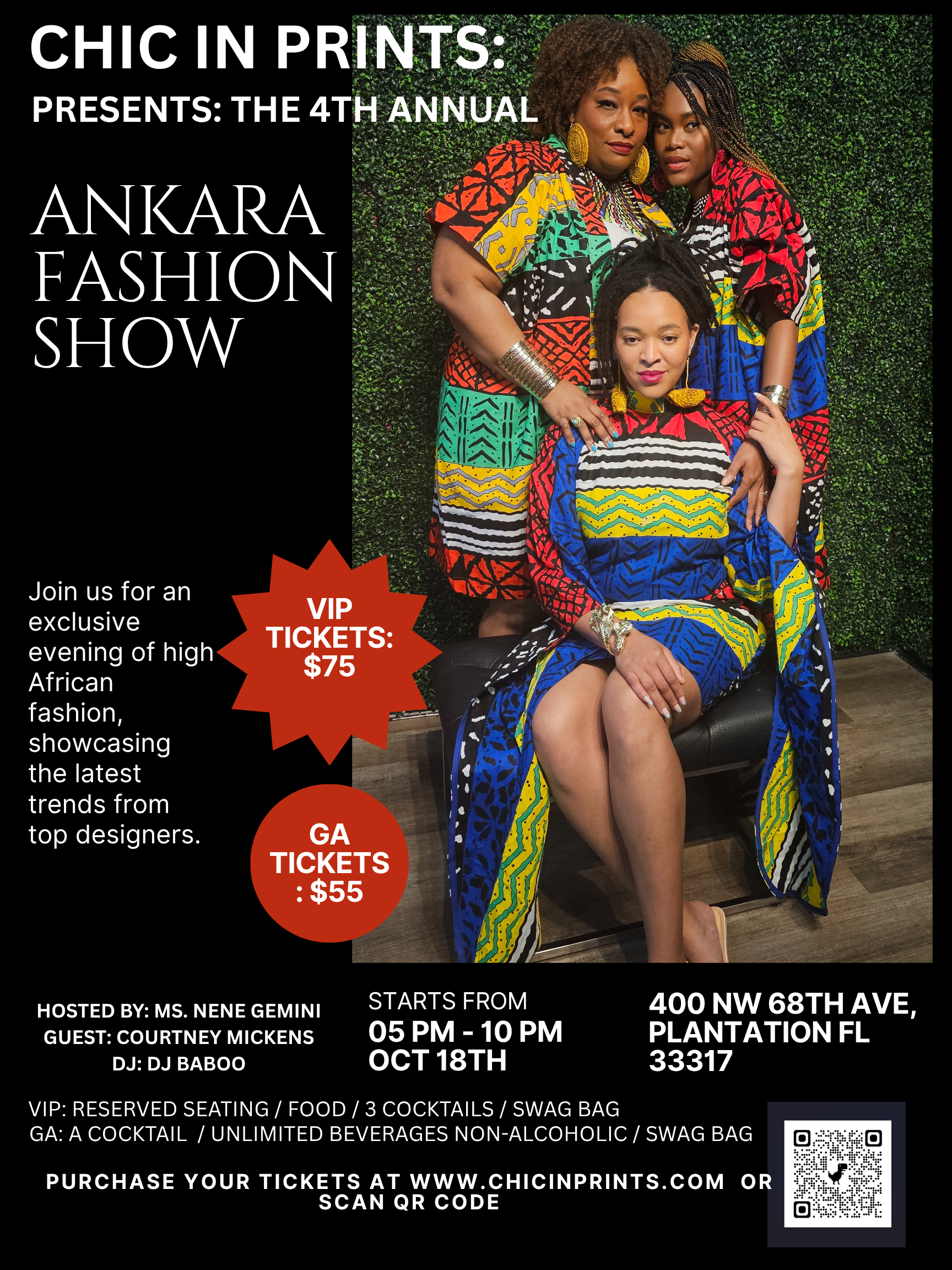 4th Annual Fashion Show Tickets-VIP Platinum