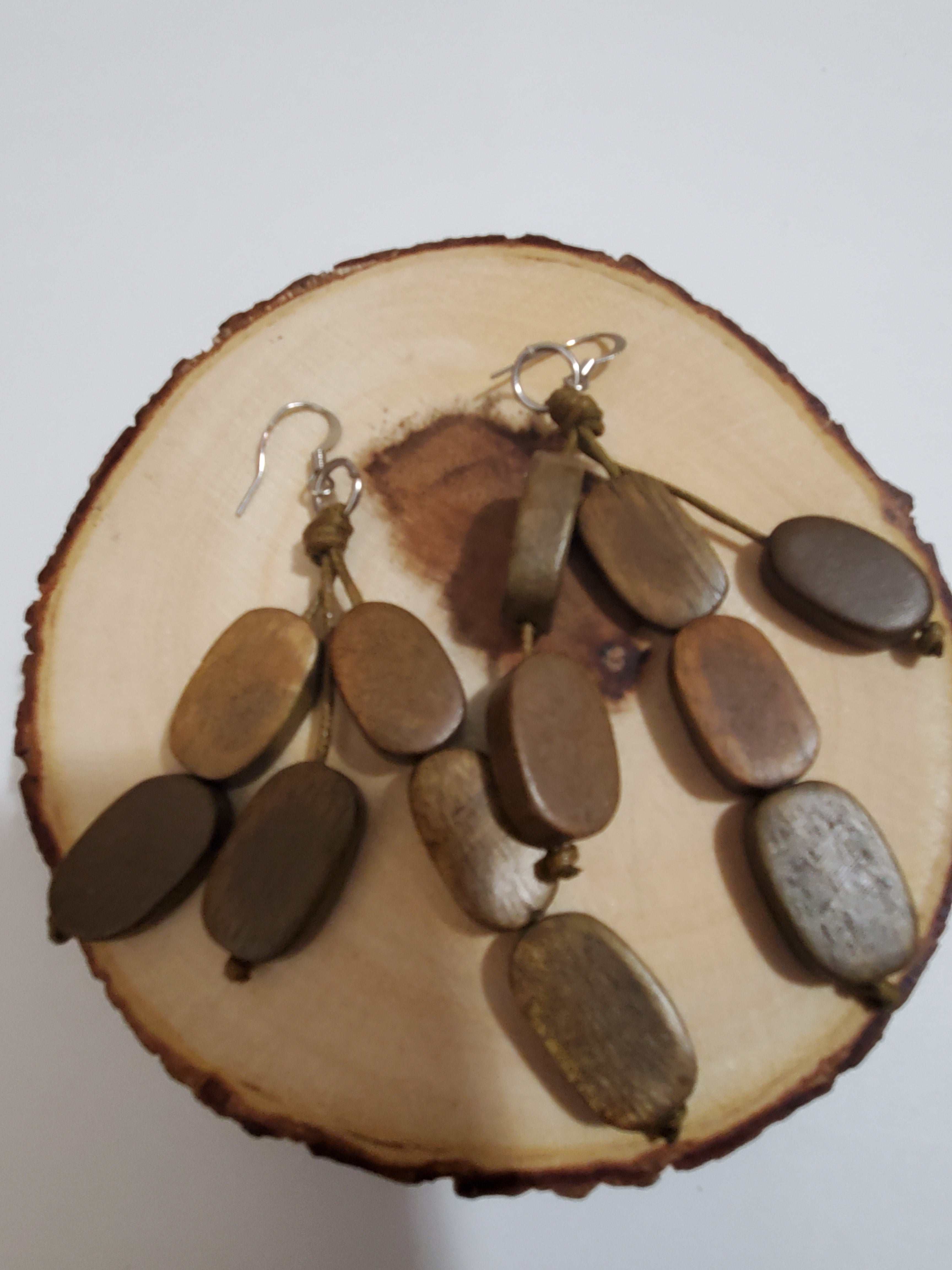 Wooden Jewelry- Coco bean fusion set