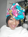 African print Pre-tied headwraps
