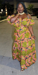 Maria Ankara Skirt Set