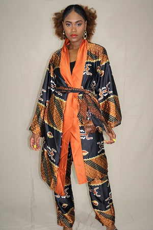 African Print - Crazy Sexy Cool Kimono Pant set