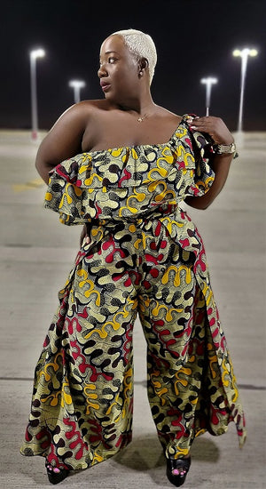 My Style: Diyanu Lina African Print Wide-Leg Envelope Pants - Talking With  Tami